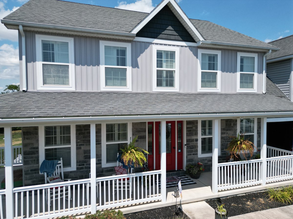 Siding with Board and Batten and Shake siding