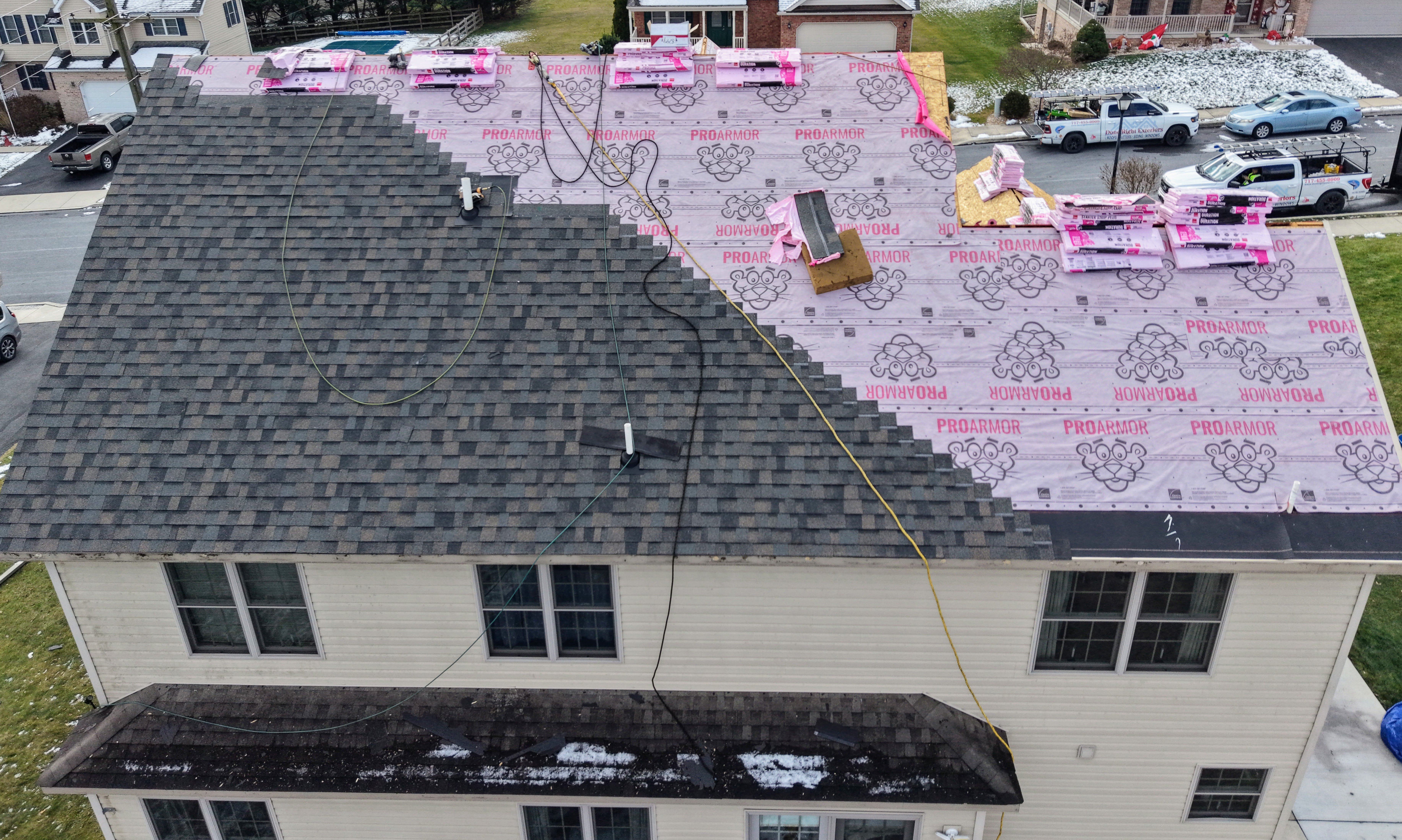 Greencastle Pa roof install